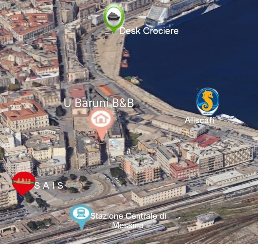 U Baruni B&B Messina Eksteriør billede